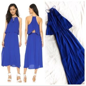 SALE! Madewell Blue Flutter Back Maxi Midi
